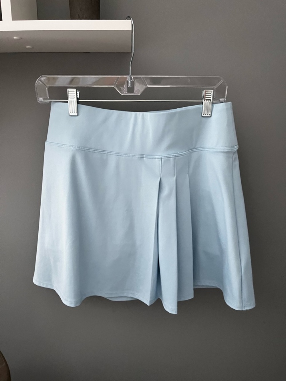 Tommy Bahama Light Blue Pleated Mini Skirt